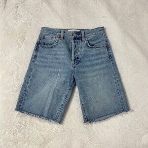 Aritzia Denim Forum Yoko Long Shorts